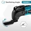 Electric Oscillating Multi-Tools Brushless Variable Speed Renovator DIY home improvement Power Tool For Makita 18V Battery 5