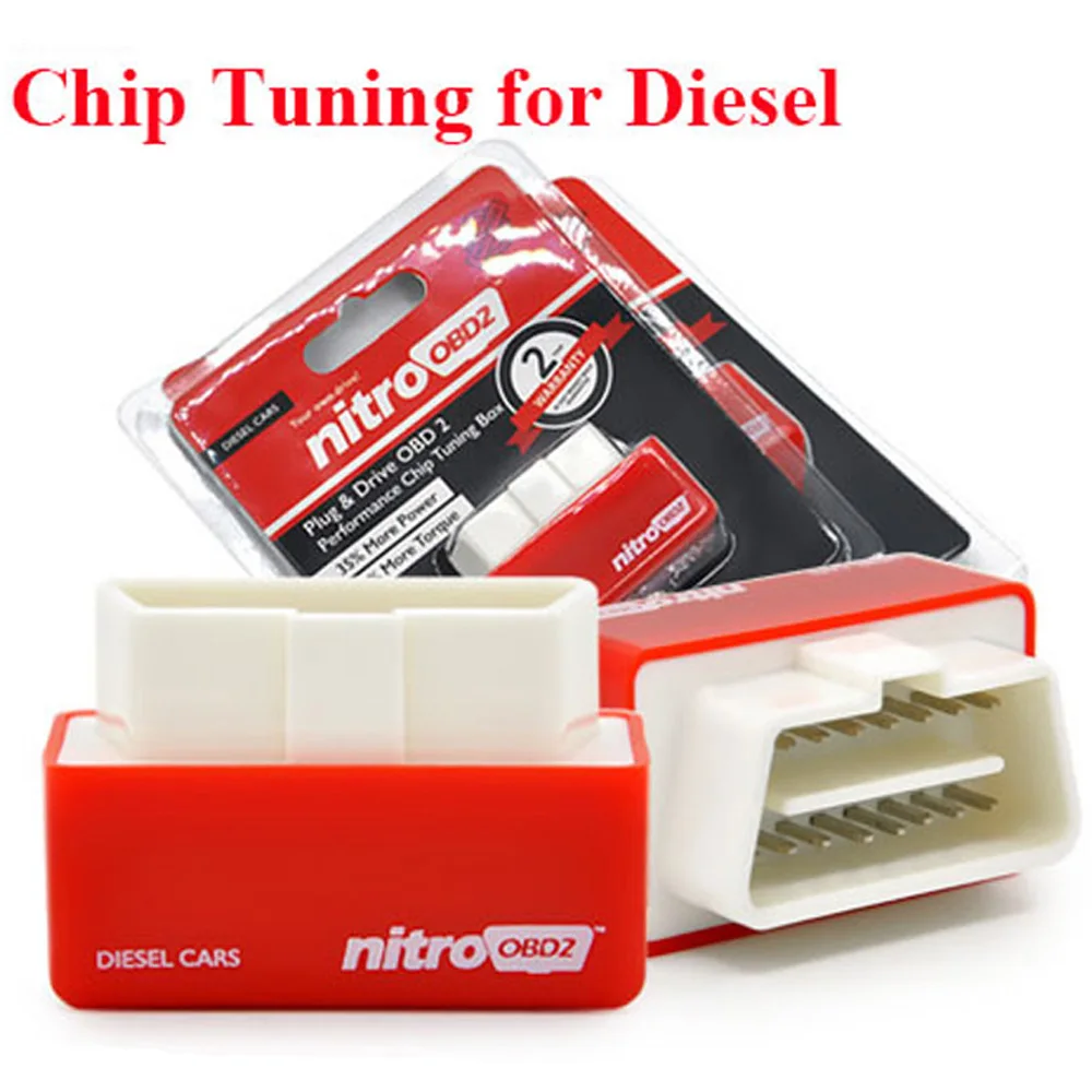 Car Chip Tuning Performance Box ECO NitroOBD2 EcoOBD2 Plug&Driver OBD2 Interface NITRO OBD2 ECO OBD2 Gasoline Diesel Plug Drive 6