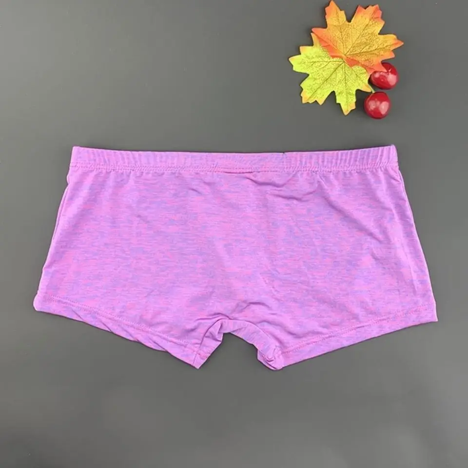 Men's Boxer Briefs Elephant Nose Low Waist Sexy Fashion Slim-Fitting Cool Comfortable Breathable Men Pants Strong Male Genitalia