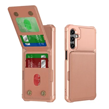 Card Slots Wallet Stand Case For Samsung Galaxy S26 S25 S24 S23 S22 S21 Ultra Plus FE A57 A37 A56 A36 A26 A55 A35 A54 A34 Cover 1