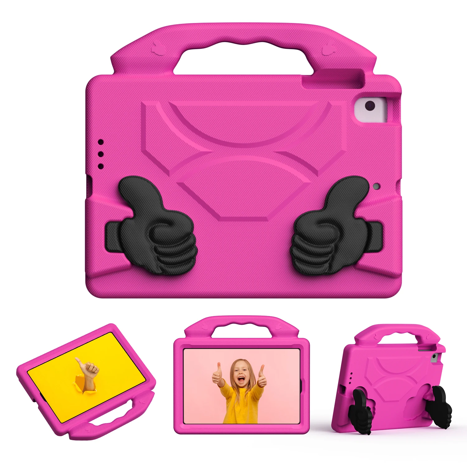 Children's Shockproof EVA Protective iPad Mini Case with Stand and Handle - Durable & Lightweight Design