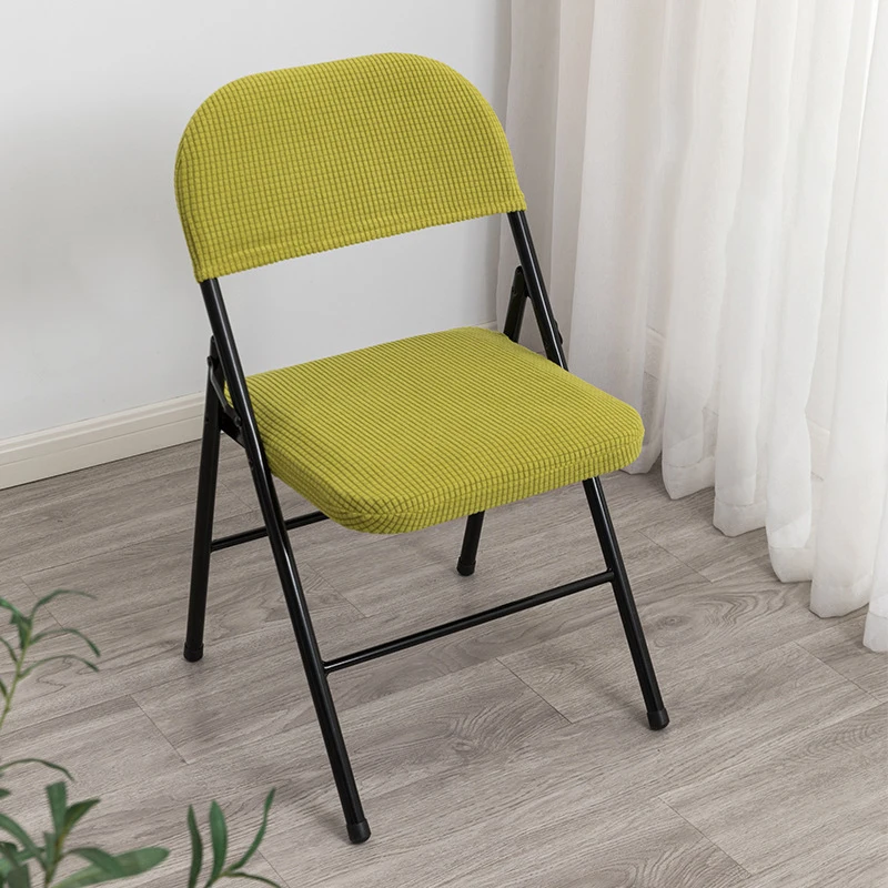 

Chair Cover with Back Elastic Folding Office Chair Beach Seat Protection Dustproof Computer Cushion Home Decoration Chair Cover