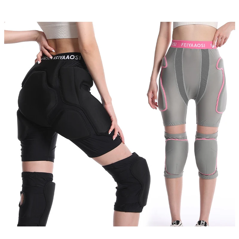 성인용 엉덩이 지지 보호 및 무릎 패드 사이클링 스키 반바지 스포츠웨어, 스케이트 짧은 충격 방지 갑옷 장비 