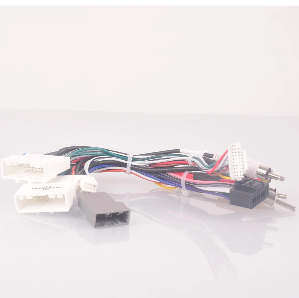 Car Radio Stereo Wiring Harness Cable Android 16pin For Nissan Qashqai j11 X-trail Tiida 2014 2015 2016 （High Level Tirm） — view 3