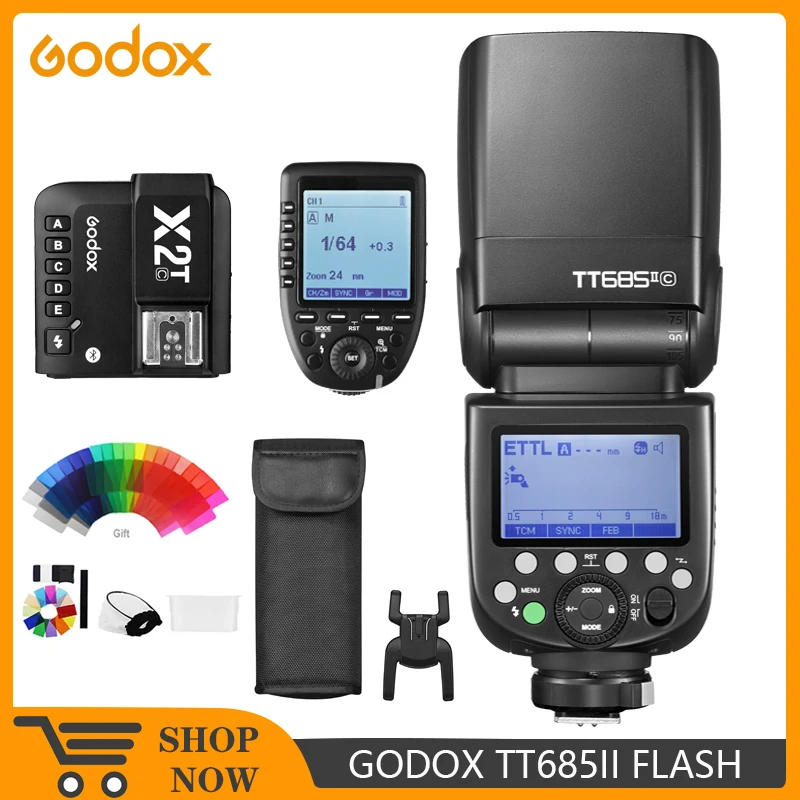 Godox Tt685Ii Tt685Iic Tt685Iin Tt685Iis Tt685Iif Tt685O Ttl Hss Camera Flash Speedlite Per Canon Nikon Sony Fuji Olympus Camera