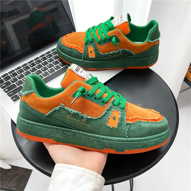 Men Sneakers Basket Homme Blue For Men Tenis Masculino Fashion Low Top  Men's Shoes Vulcanized Shoes Mixed Colors Casual Shoes - Casual Sneakers -  AliExpress