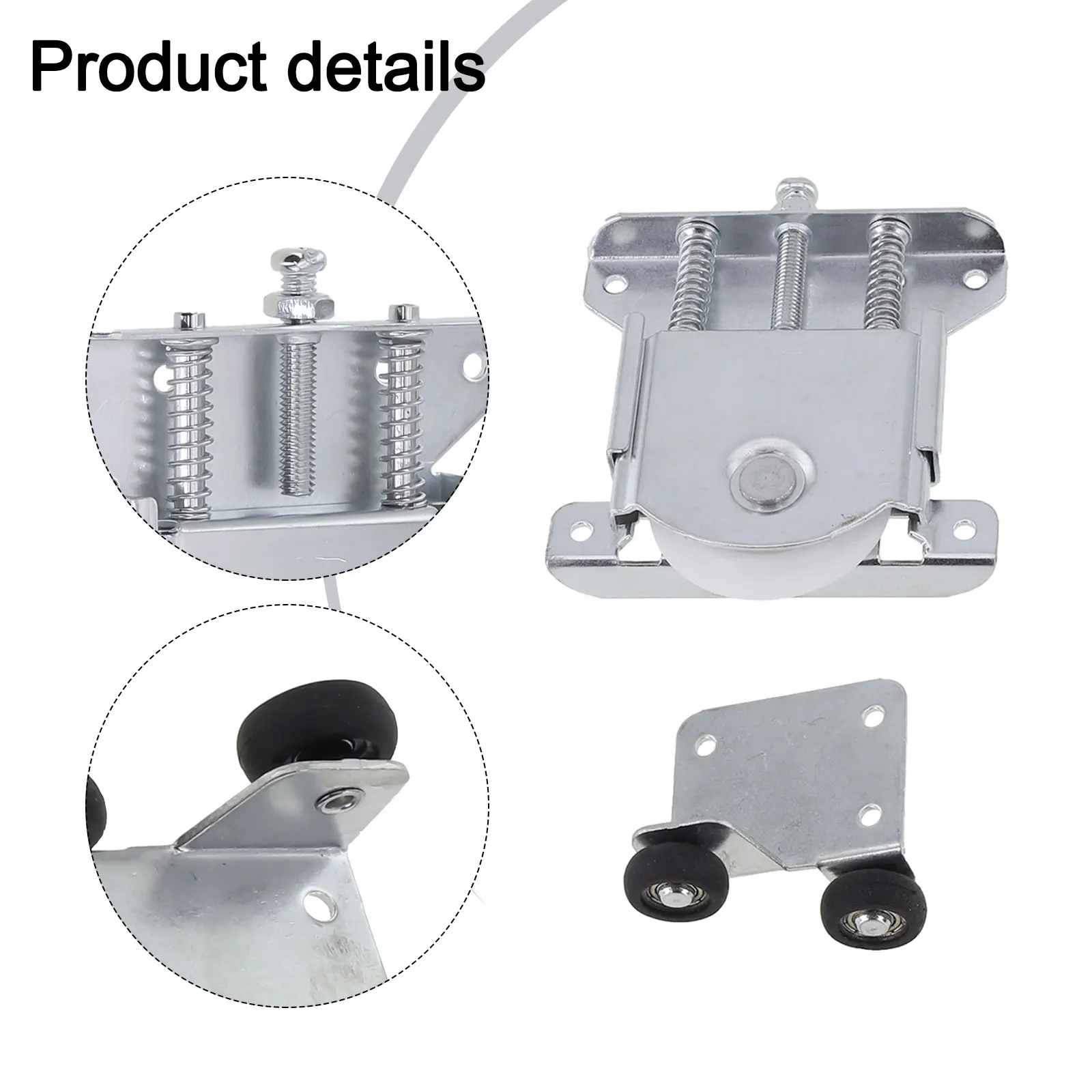 Wardrobe Sliding Door Pulley Wheel Runner Closet Wardrobe Moving Door Bottom Pulley Heavy Duty Lower Wheel Roller Runner