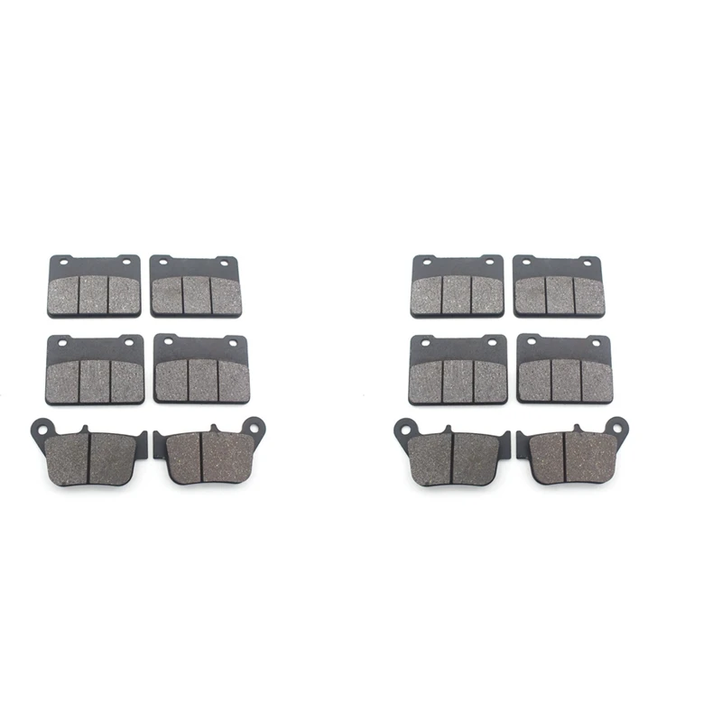

12X Motorcycle Front And Rear Brake Pads Sets For SYM Maxsym 400I 2011-2021 Max Sym 600I 2014-2017 Maxsym TL500