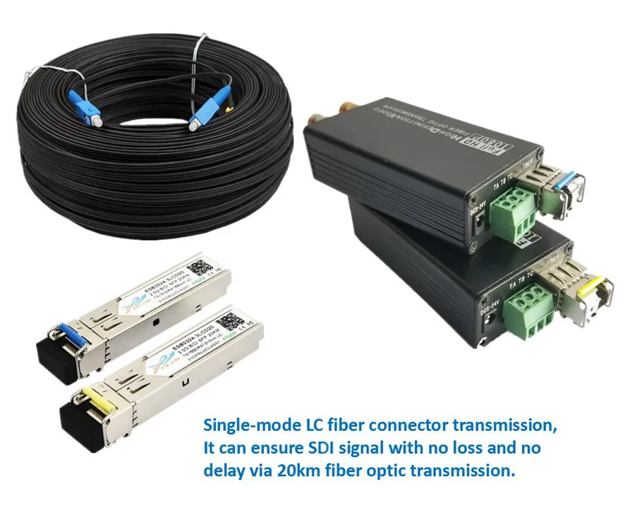 2026 Best 20km 3G SDI Fiber Converter 1080P BNC Coaxial Signal Optic Converter 1