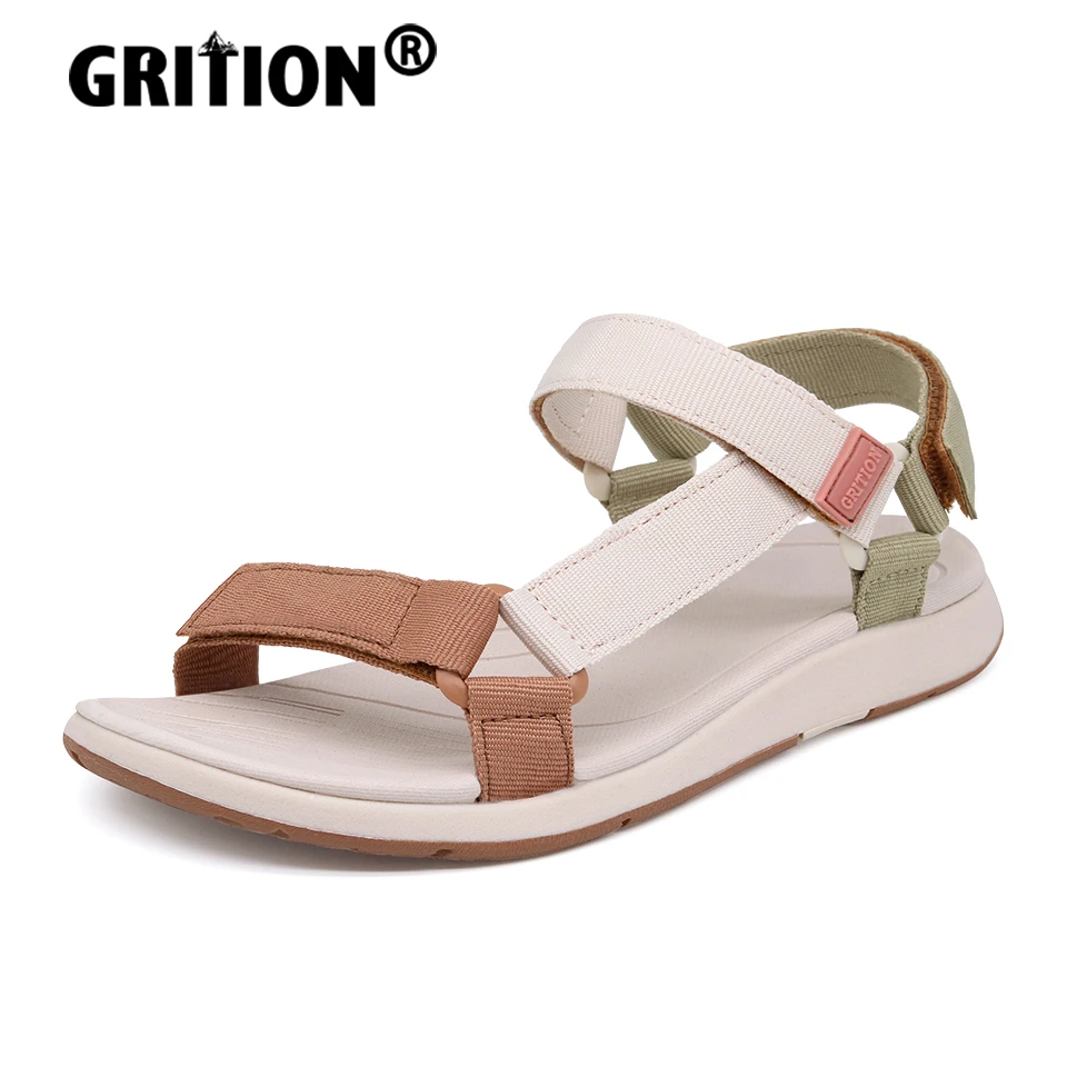 GRITION sandalias de verano ligeras para mujer, zapatos informales para Trekking, senderismo al libre, marca de lujo, de secado rápido, talla 41, 2022|Sandalias de playa y para aire libre| -