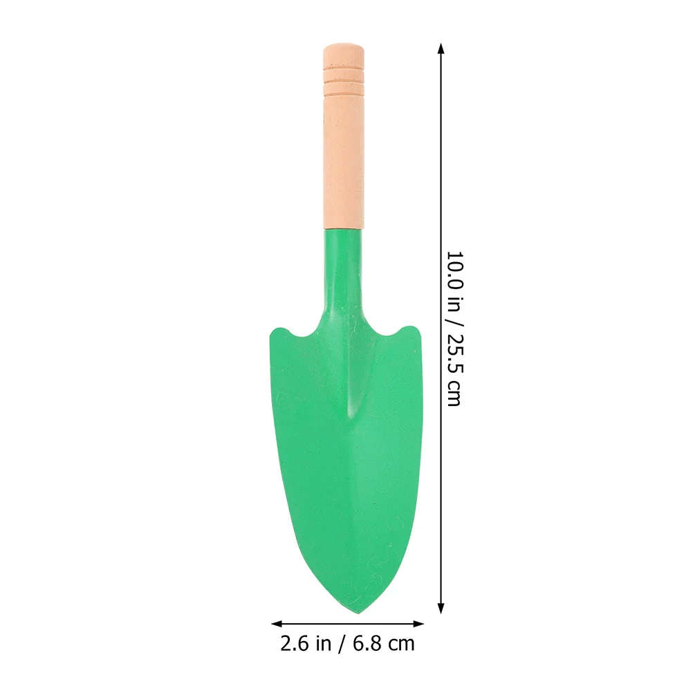 8 Pcs Wooden Handle Garden Trowel Tool Planting Spade Potting Manual Shovels for Digging Gardening