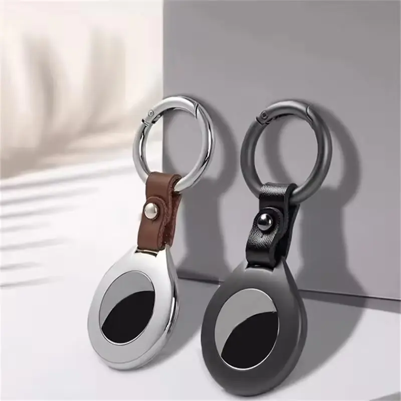 حافظة واقية لسلسلة المفاتيح المعدنية الجلدية من Ap...