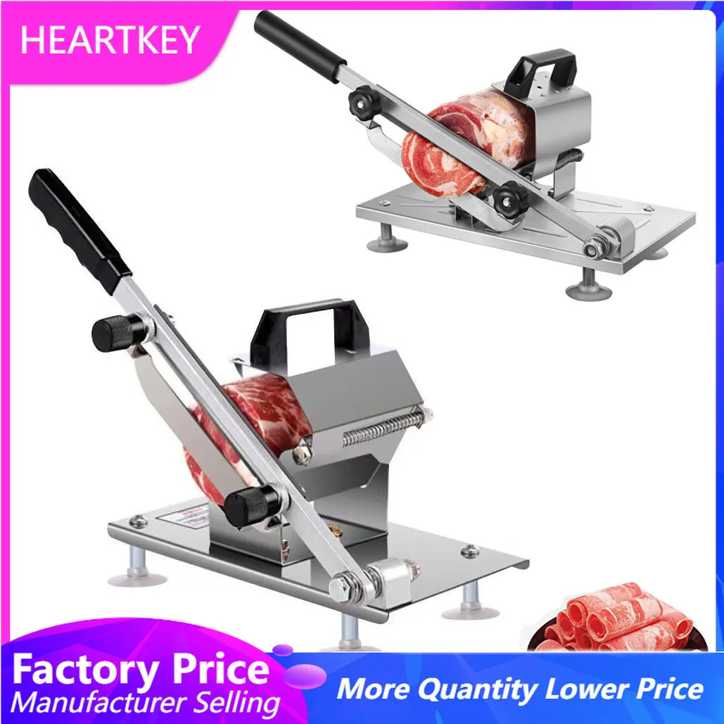 

Food Cutter Slicing Stainless Steel Machine Manual Frozen Meat Slicer Beef Herb Mutton Rolls Cutter Meat Slicer Food Slicer