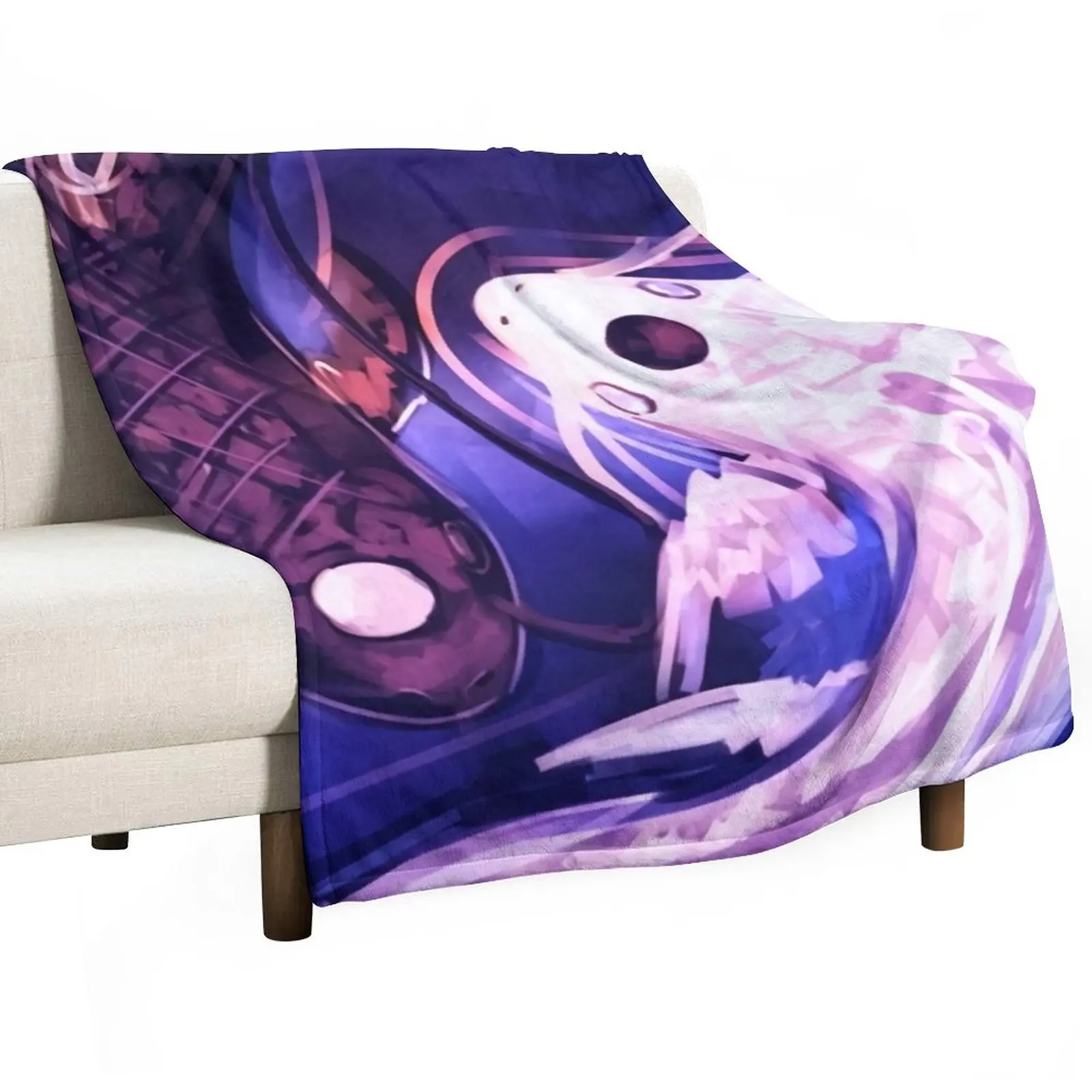 

Yin Yang Yue Koi Throw Blanket wednesday Beach Fashion Sofas Bed Blankets