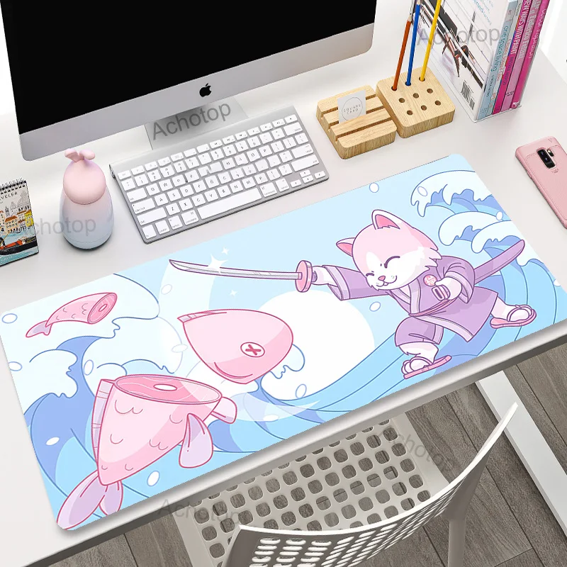thumbnail image 1 of Alfombrilla de ratón grande y bonita para Gamer, alfombrilla de ratón Kawaii para juegos, accesorios para juegos, alfombrilla para teclado de ordenador portátil, cubierta para mesa, alfombrilla de esc, 1 of 5