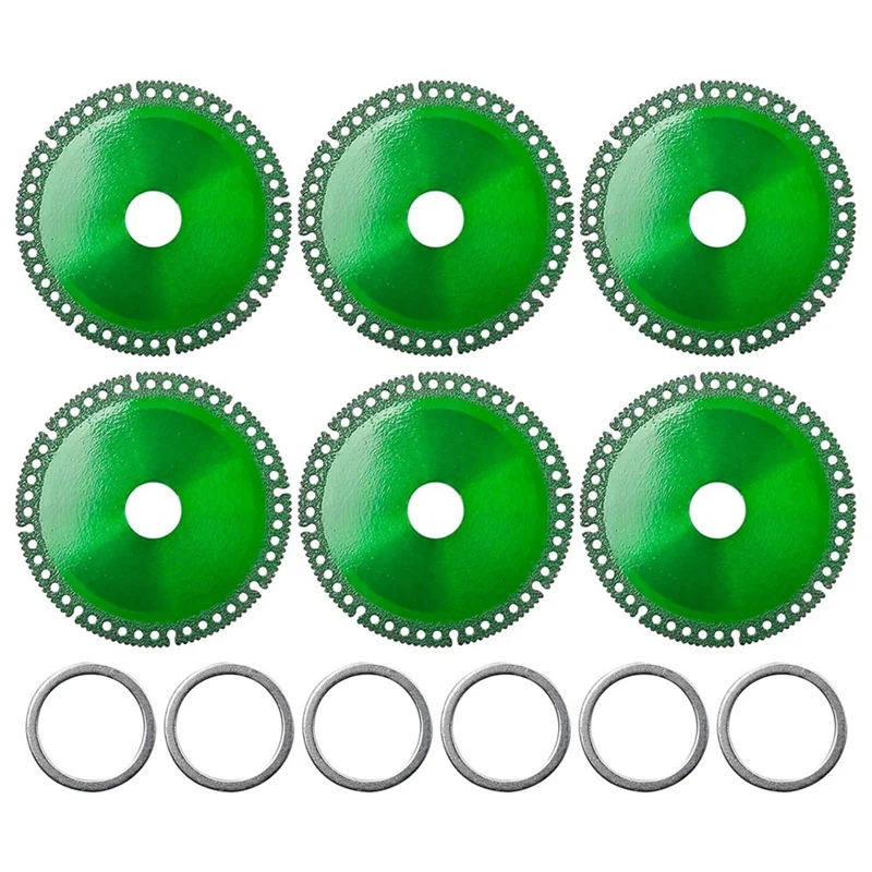 

6PCS 4 Inch Composite Multifunctional Indestructible Disc With Gasket For Angle Grinder For Grinder