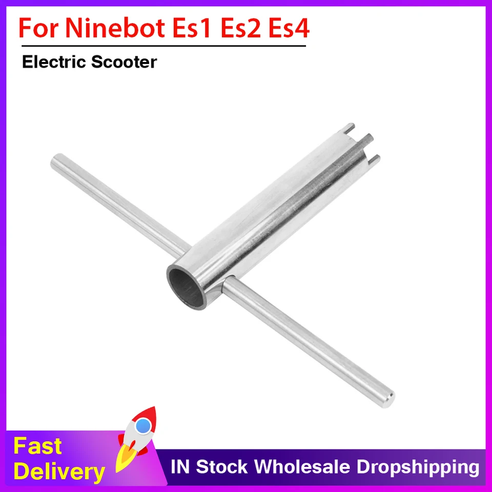 Vis à Tête Frontale Pour Scooter Ninebot ES1/ES2/ES4 – 4 Pièces Acier Inox + Clé – Réparation Guidon