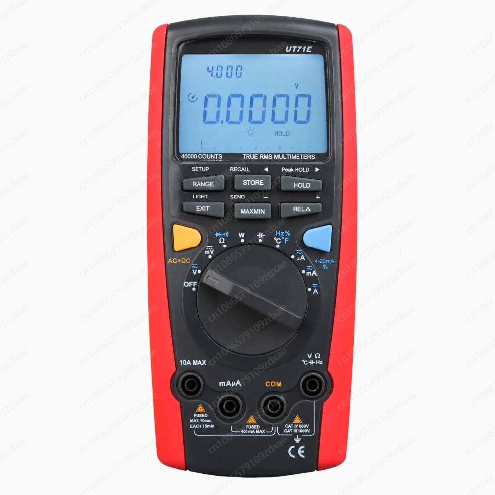 UT71E Smart Multimeter Intelligent True RMS Digital Volt Amp Ohm Capacitance Meter Thermometer USB Interface PC Software