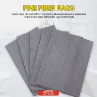 5Pcs Thickened Magic Cleaning Cloth Microfiber Surface Instant Polishing Household cleaning cloth For glass windows mirrors car 2