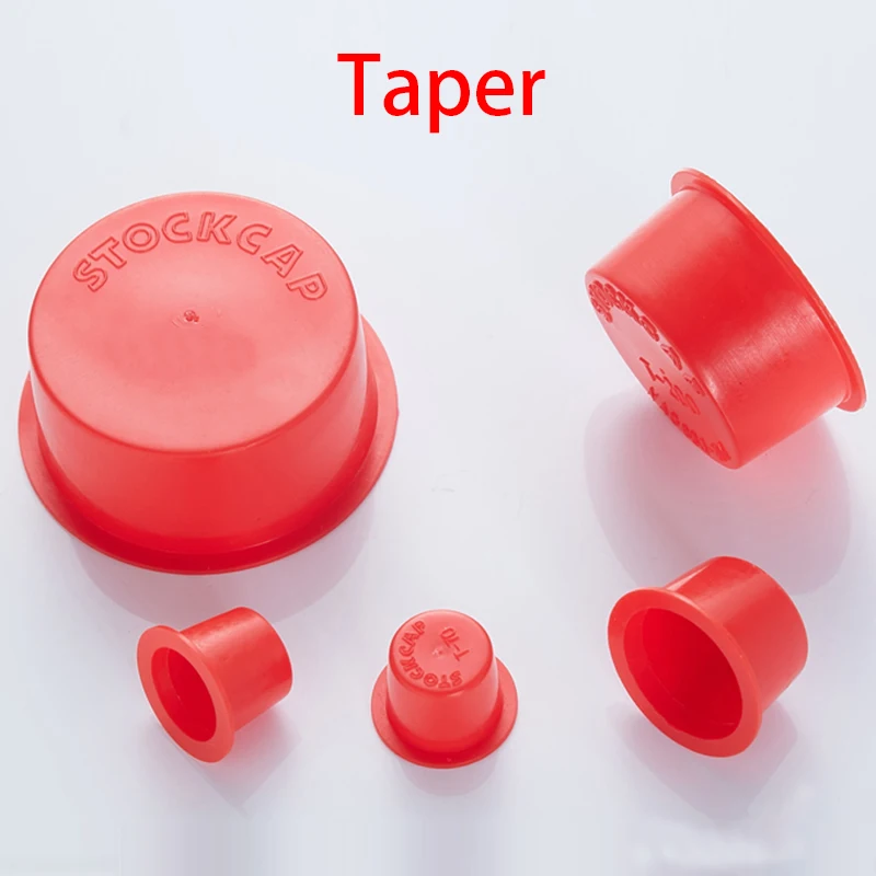 

T-5/15/40/50/70/80/90/100/110/120/130/160/200 To T-220 Bore Hole Plastic Dustproof Pipe Tube Taper Cone Stock Cover End Cap Plug