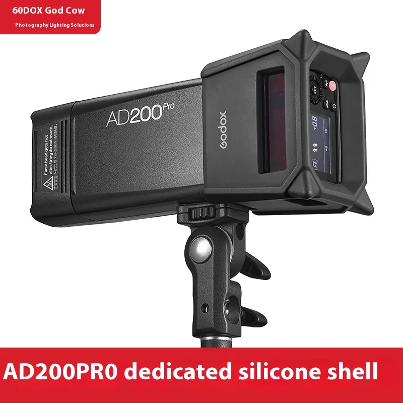 Garde-boue Silicone Godox AD200Pro-PC – Pour Flash AD200 Pro/AD200 – Neuf