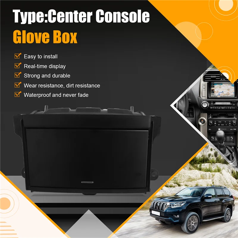 A03Z-자동차 인테리어 대시 보드 보관함 센터 콘솔 글러브 박스 CD 박스 Toyota Land Cruiser Prado 2010 2011-2017