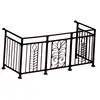 Hard PVC Fencing Trellis Gates Residential Panels Hot Dipped Galvanized Aluminum Palisade Fence or Powder Coated 4