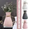 Water Ripple Vase Pineapple Pattern Rope Plastic Vase Flower Decoration Vase Simple Home Simulation Small Fresh O0M5 1