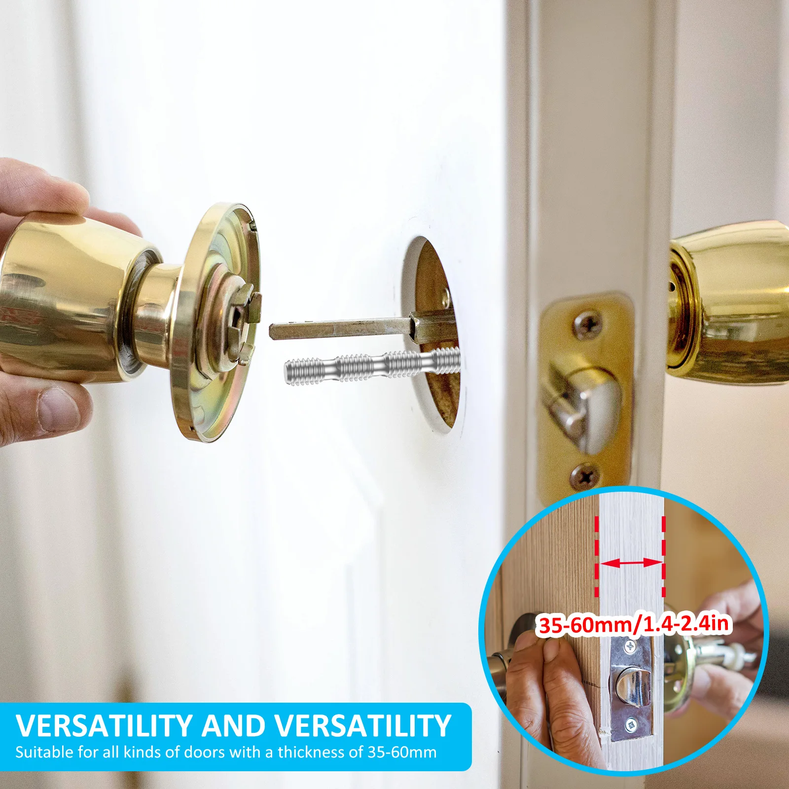 60 Pezzi Set Di Collegaento Con Anicotto (30 Viti 30 Bulloni), 4 - Foto 7