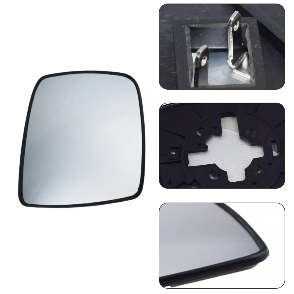 자동차 좌우 백미러 사이드 윙 가열 유리, 현대 그랜드 스타렉스 iMax iLoad TQ H-1 왜건 H1 2008-2018, 1 개