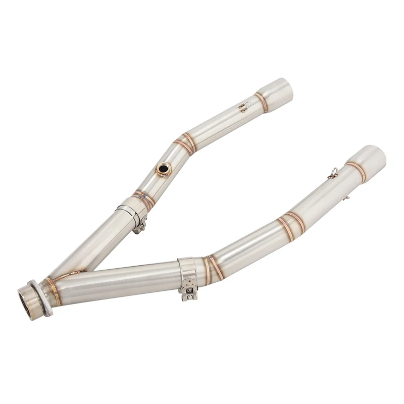 For BMW G310 G310R Motorcycle Exhaust Slip on Motorcross Mid Pipe Stainless Steel Modified Exhaust Full Systems Connect Tube - Image 3