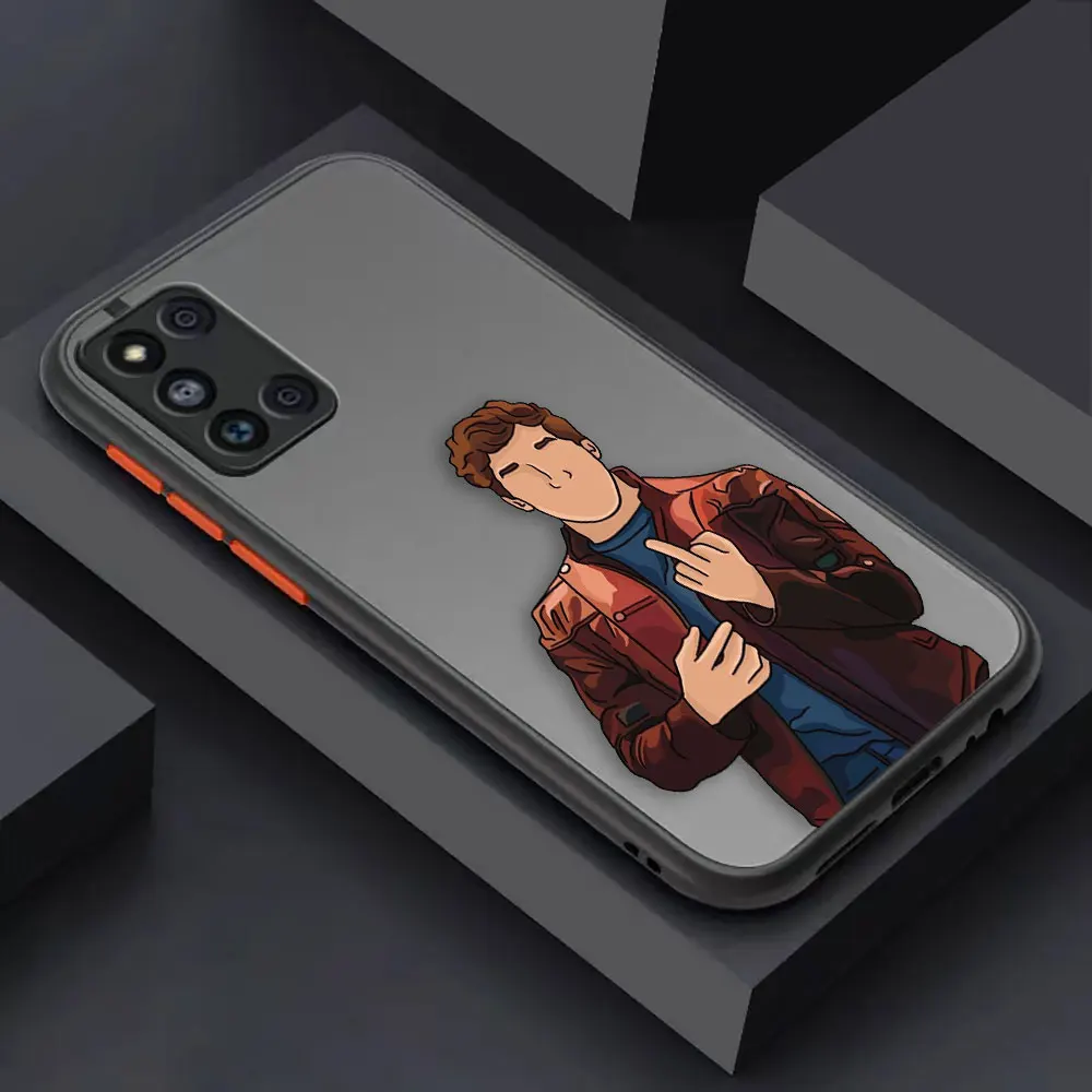 thumbnail image 1 of Matte Case for Samsung Galaxy M62 M53 M52 M51 M33 M32 M31 M30S 5G J8 J7 J6 J5 J4 Case Funda Shell Marvel Avengers Heros Faceless, 1 of 5