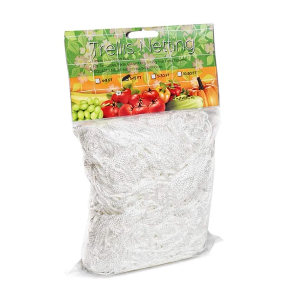 

Climbing Net Trellis Net Spare Parts Trellis Netting Vegetable Grow White Wine Crops 5/10m Accessories Flowers
