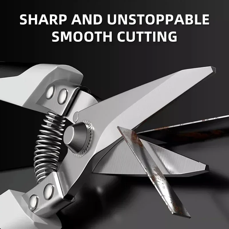 Iron Sheet Scissors Multifunctional Aviation Industrial Stainless Steel Keel Aluminum Buckle Plate Strong Metal Industrial Tools 2