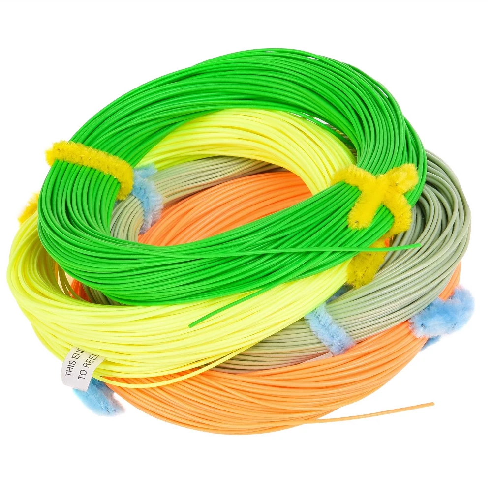 FTK 100FT/30,5M Top Tip Sinkende Fliegenfischschnur WF4F-WF8F Gewicht Vorwärts Fliegenschnur Innere geflochtene PE-Schnur Außen PVC – Detail 12