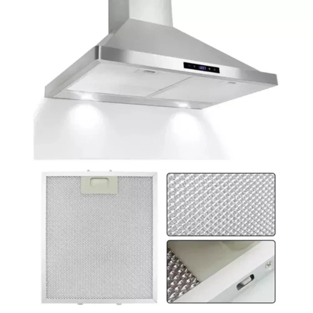 Kitchen Exhaust Grease Filter For Range Hoods Metal 370 X 270 Mm Regular Replacement