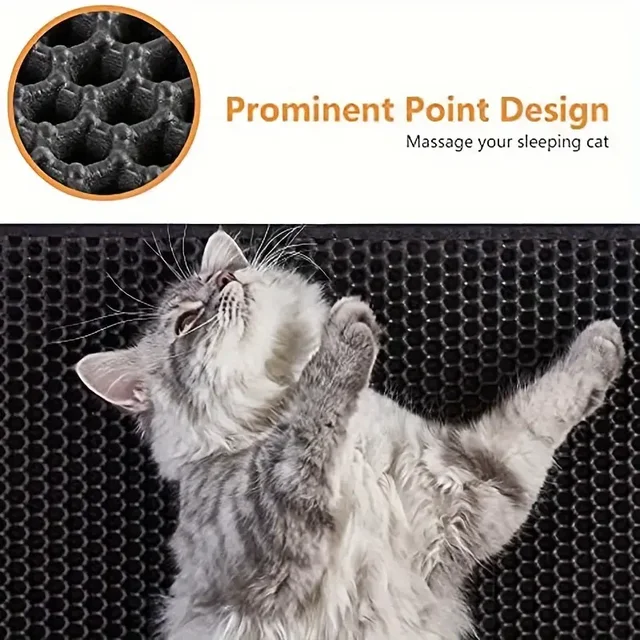 Absorbent Cat Litter Mat Anti Splash Anti Flaking Design Deodorant Toilet Rug for Clean and Tidy Home Environment 6