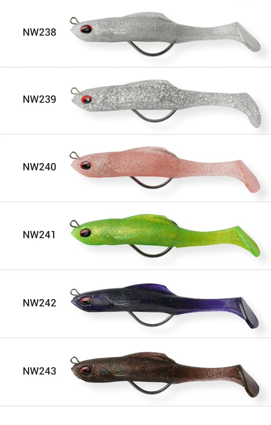 NOEBY Hohlkörper-Swimbait 14cm 30g Sinkender TPR-Weichköder Shad Stinger-Haken für Hecht, Barsch, Zander Angelköder – Detail 8