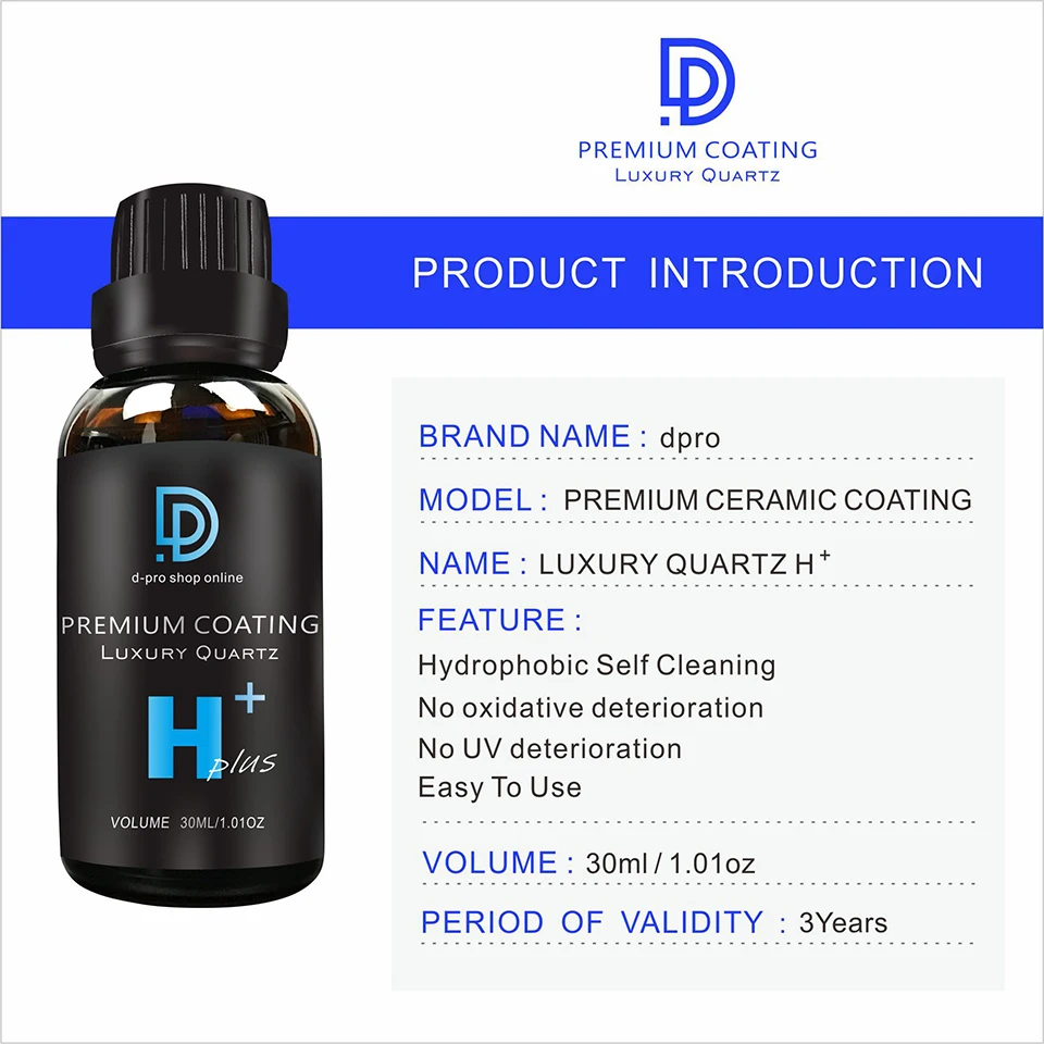 Car Coating Polish Kit 9H Liquid Glass Nano Ceramics Graphene Ceramic Coating Car Detailing Paint Care Waterproof Hydrophobic Anti-scratch