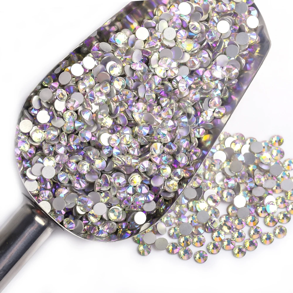 Mondlicht Strass Kristall Nagelkunst Nicht-Hotfix-Strass Moon Night Lose Strass-Steine aus Glas für Nagelkunst-Dekorationen E7005 – Detail 3