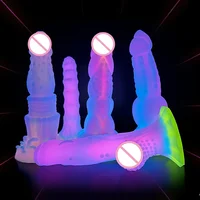 Analdildo, leuchtendes Sexspielzeug für Frauen, Dicktier/Monster, Pferdedildos, Silikon, weicher Analplug, Sextoys für Erwachsene, Drachenpenis ab 18 Jahren 2