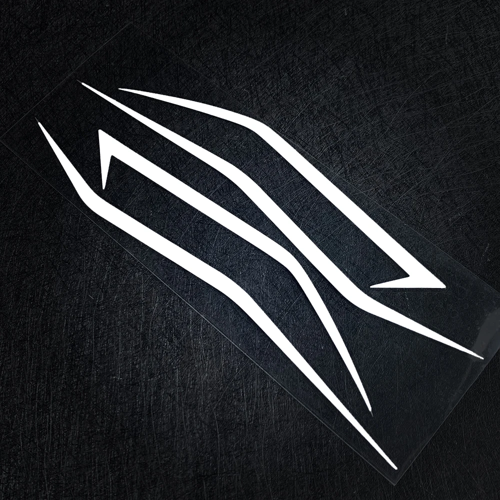 

Motorcycle Front Pull Headlight Cool Decals Reflective Fairing Stickers for Kawasaki Ninja NINJA400 H2 H2SX Auto Accessories