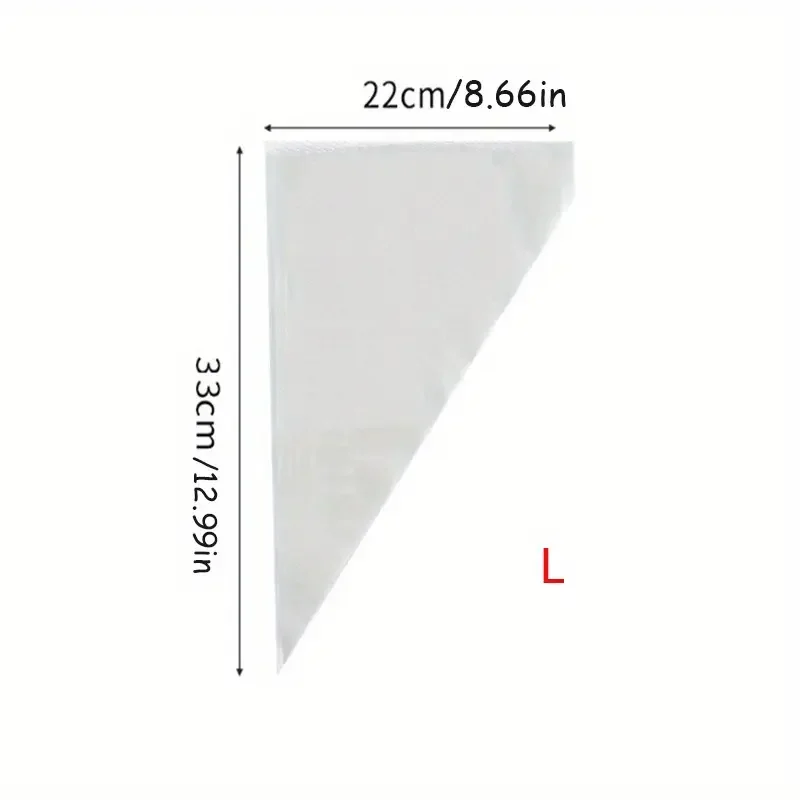 100PCS Disposable Pastry Bags, Extra Strong&Leak-Proof Piping Bags for Cake thumbnail 1