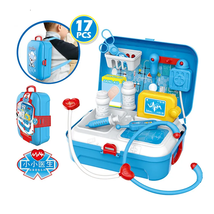 Children Playing Home Doctor Set Simulation Plastic Kitchen Set 3-7 Years Old Girls Educational Makeup Accessories Toys