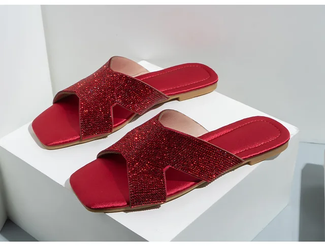 NEW Supreme Sandals RED BOX Logo Flip Flop Slippers Summer 2014