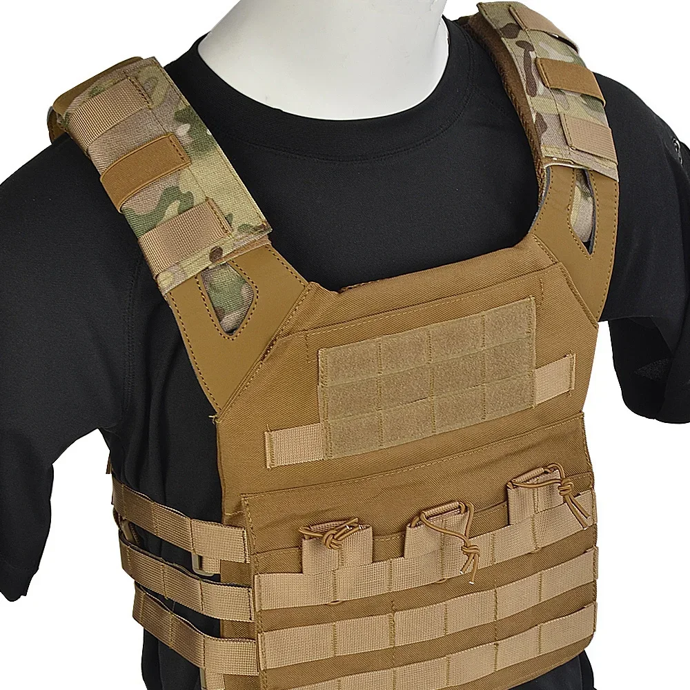 

2024 New Tactical Vest Shoulder Strap Pad Comfort Cushion Nylon Mesh Protect Pads Molle For FCPC/JPC Hiking Backpack Accessories