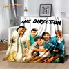 3D Rock-One Direction 1D Combinatio HD Soft Flannel Blankets,Throw Blanket Comfortable Blanket for Picnic Beds Sofa Home Bedroom 1
