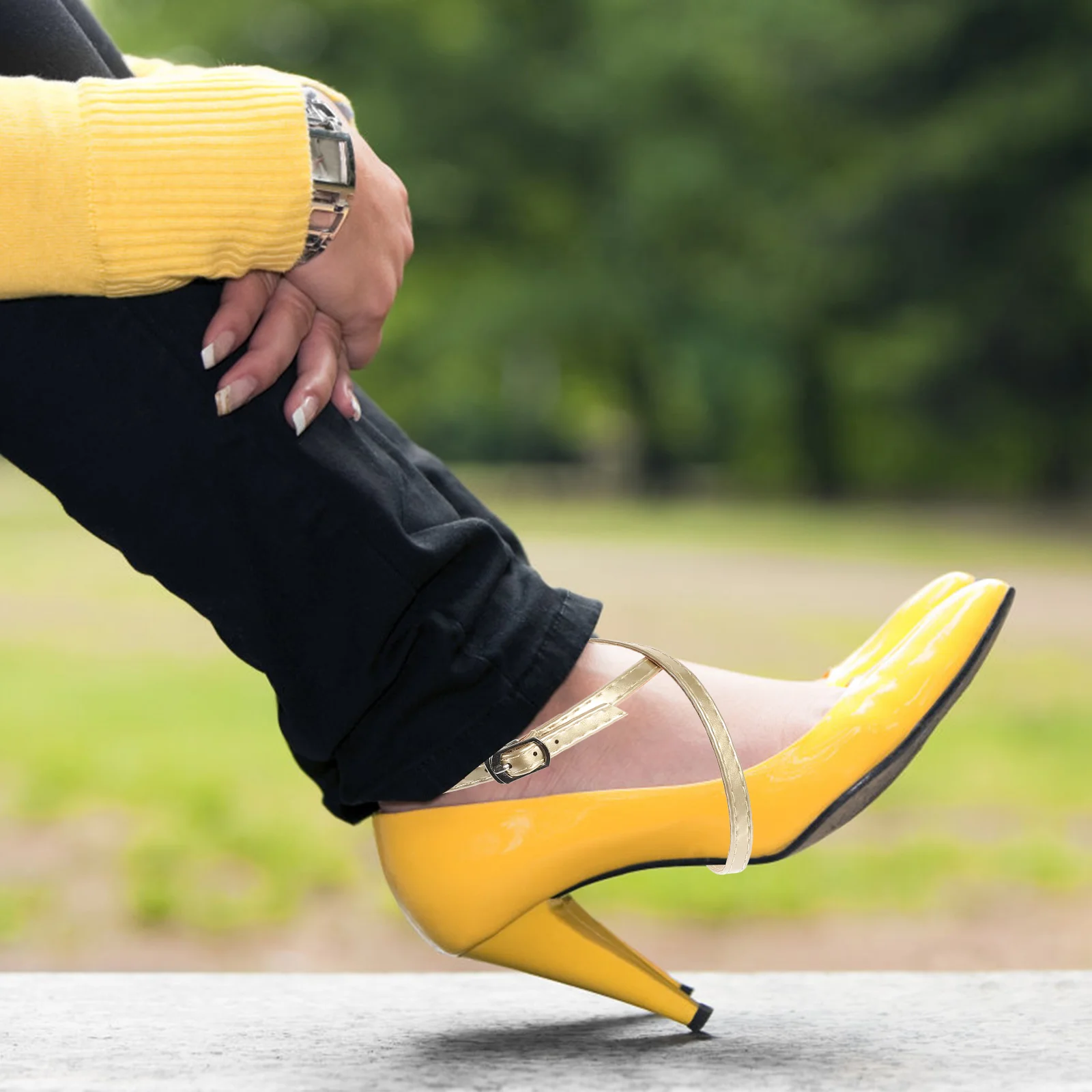 Рисунок 6 - 4 пары, женские шнурки на высоких