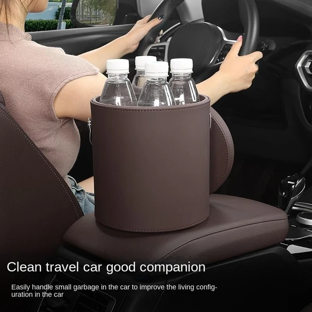 현대 차량용 쓰레기통과 수납 가방의 완벽한 조화