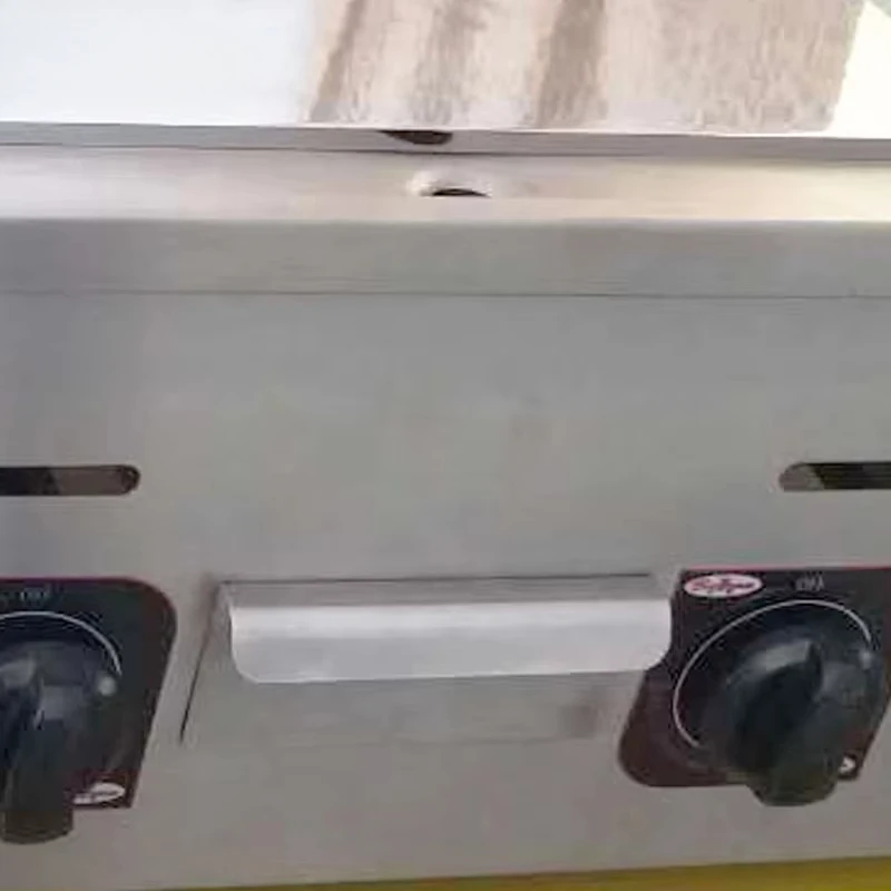 Commercial Restaurant Counter Top Flat Plate Gas Griddle Grills Fried Steak Flat Plate Kitchen Equipment